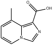 8-methylimidazo[1,5-a]pyridine-1-carboxylic acid Struktur