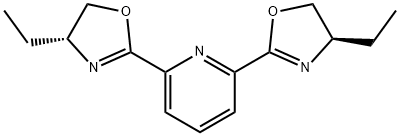 2,6-Bis((R)-4-ethyl-4,5-dihydrooxazol-2-yl)pyridine Struktur