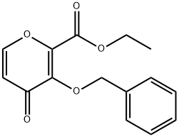 ethyl 3-(benzyloxy)-4-oxo-4H-pyran-2-carboxylate Struktur