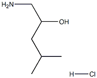 1-amino-4-methylpentan-2-ol hydrochloride Struktur