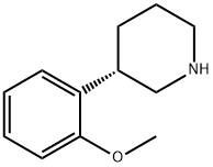 (S)-3-(2-methoxyphenyl)piperidine Struktur