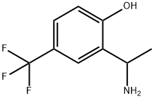 2-(1-AMINOETHYL)-4-(TRIFLUOROMETHYL)PHENOL Struktur