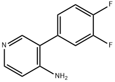 4-AMINO-3-(3,4-DIFLUOROPHENYL)PYRIDINE Struktur