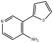 3-(THIOPHEN-2-YL)PYRIDIN-4-AMINE Struktur