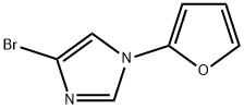 4-Bromo-1-(2-furyl)-1H-imidazole Struktur