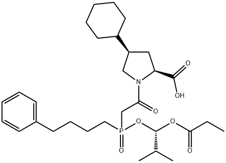 Fosinopril impurity D Struktur