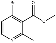 Methyl 4-Bromo-2-methylpyridine-3-carboxylate Struktur