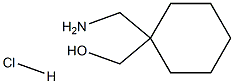 [1-(aminomethyl)cyclohexyl]methanol hydrochloride Struktur