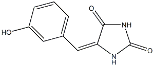 (5E)-5-[(3-hydroxyphenyl)methylidene]imidazolidine-2,4-dione, 137920-41-3, 結(jié)構(gòu)式