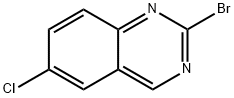 Quinazoline, 2-bromo-6-chloro- Struktur