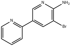 2-Amino-3-bromo-5-(2-pyridyl)pyridine Struktur