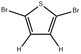 2,5-dibromothiophene-3,4-d2 Struktur