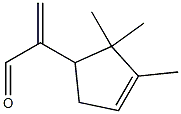 2-(2,2,3-trimethylcyclopent-3-en-1-yl)prop-2-enal Struktur