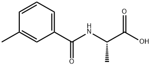 2-[(3-methylphenyl)formamido]propanoic acid Struktur