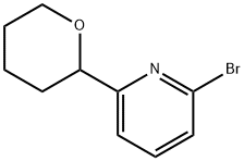 2-bromo-6-(tetrahydro-2H-pyran-2-yl)pyridine Struktur