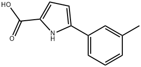 5-m-tolyl-1H-pyrrole-2-carboxylic acid Struktur