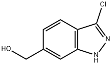 (3-chloro-1H-indazol-6-yl)methanol Struktur