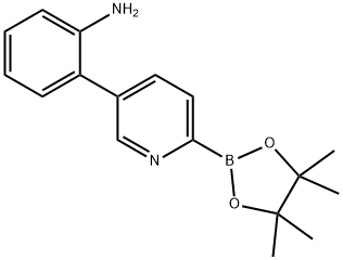 5-(2-Aminophenyl)pyridine-2-boronic acid pinacol ester Struktur