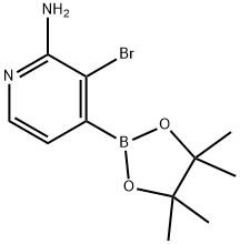 2-Amino-3-bromopyridine-4-boronic acid pinacol ester Struktur