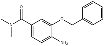 4-Amino-3-(benzyloxy)-N,N-dimethylbenzamide Struktur