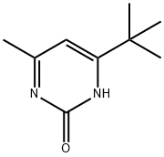 2-Hyroxy-4-(tert-butyl)-6-methylpyrimidine Struktur