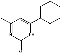 2-Hydroxy-4-cyclohexyl-6-methylpyrimidine Struktur