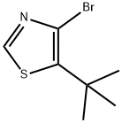 4-Bromo-5-(tert-Butyl)thiazole Struktur