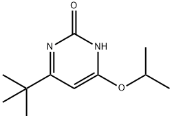 2-Hydroxy-4-(iso-propoxy)-6-(tert-butyl)pyrimidine Struktur