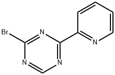 2-Bromo-4-(2-pyridyl)-1,3,5-triazine Struktur