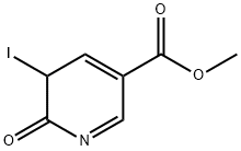 Methyl 1,6-dihydro-5-iodo-6-oxopyridine-3-carboxylate Struktur