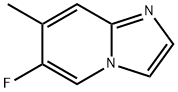 6-Fluoro-7-methyl-imidazo[1,2-a]pyridine Struktur