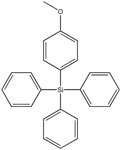 (4-methoxyphenyl)triphenylsilane Struktur