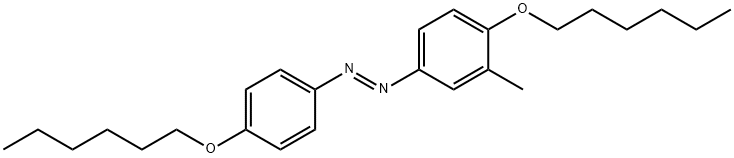 4,4'-Bis(hexyloxy)-3-methylazobenzene Struktur