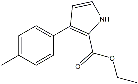 Ethyl 3-(4-Methylphenyl)-1H-pyrrole-2-carboxylate Struktur