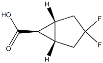 (1R,5S,6r)-3,3-difluorobicyclo[3.1.0]hexane-6-carboxylic acid Struktur