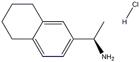 (1R)-1-(5,6,7,8-tetrahydronaphthalen-2-yl)ethan-1-amine hydrochloride Struktur