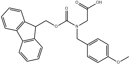 N-Fmoc-4-methoxybenzyl-glycine Struktur