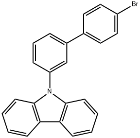 9-(4'-bromo-[1,1'-biphenyl]-3-yl)-9H-carbazole Structure