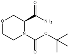 (S)-4-Boc-3-carbaMoylMorpholine Struktur