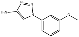 1-(3-methoxyphenyl)-1H-1,2,3-triazol-4-amine Struktur