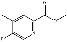 Methyl 5-fluoro-4-methylpicolinate Struktur