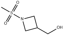 (1-methanesulfonylazetidin-3-yl)methanol Struktur