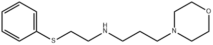 3-Morpholino-N-(2-(phenylthio)ethyl)propan-1-amine 結(jié)構(gòu)式