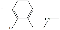 [2-(2-bromo-3-fluorophenyl)ethyl](methyl)amine Struktur