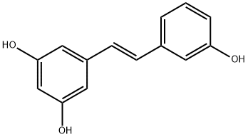 3,5,3'-Trihydroxystilbene Struktur