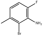 2-bromo-6-fluoro-3-methylaniline Struktur