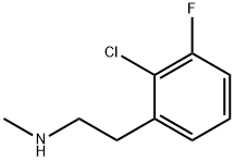 [2-(2-chloro-3-fluorophenyl)ethyl](methyl)amine Struktur