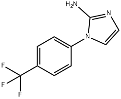 1-(4-(trifluoromethyl)phenyl)-1H-imidazol-2-amine Struktur