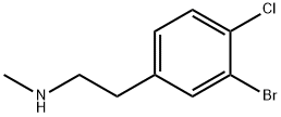 [2-(3-bromo-4-chlorophenyl)ethyl](methyl)amine Struktur