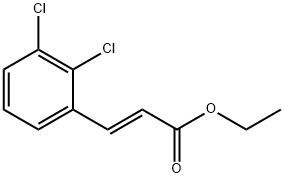 2-Propenoic acid, 3-(2,3-dichlorophenyl)-, ethyl ester, (E)- (9CI) Struktur